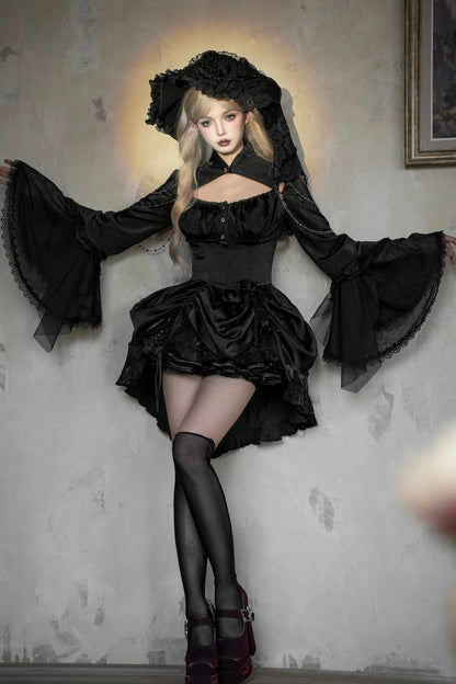 Dark Flower Gothic Lolita Set
