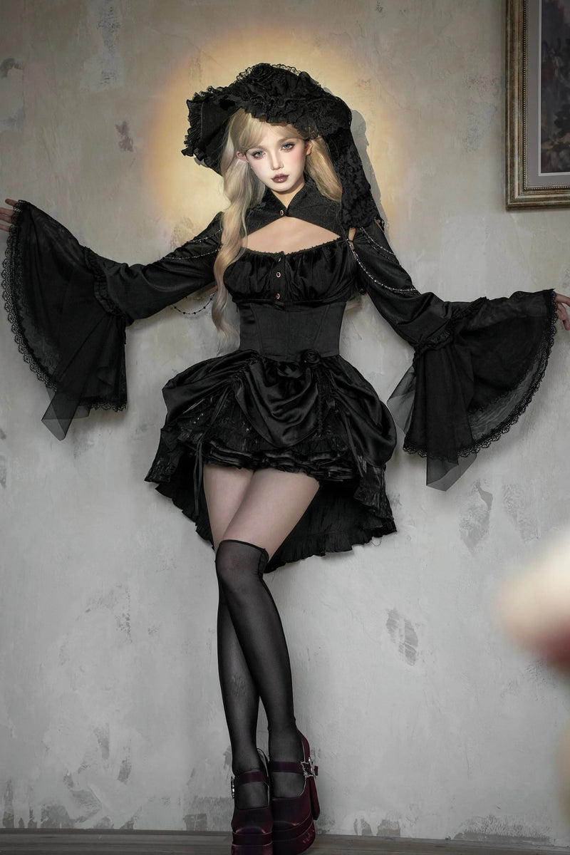 Dark Flower Gothic Lolita Set