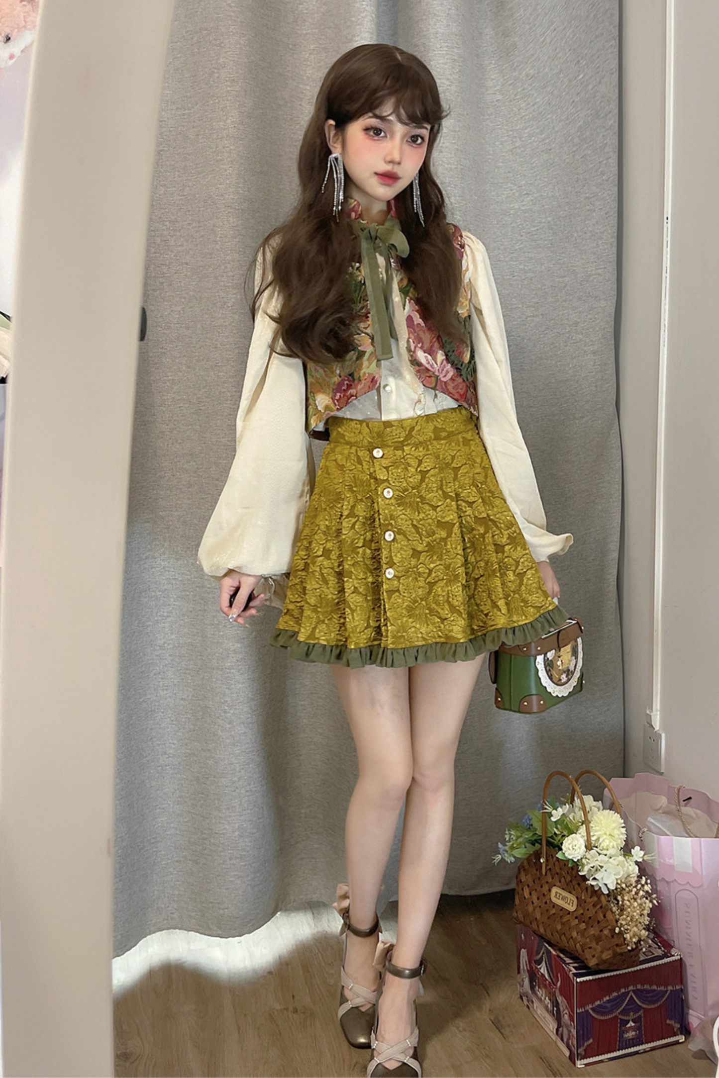 Golden Night Lolita Blouse