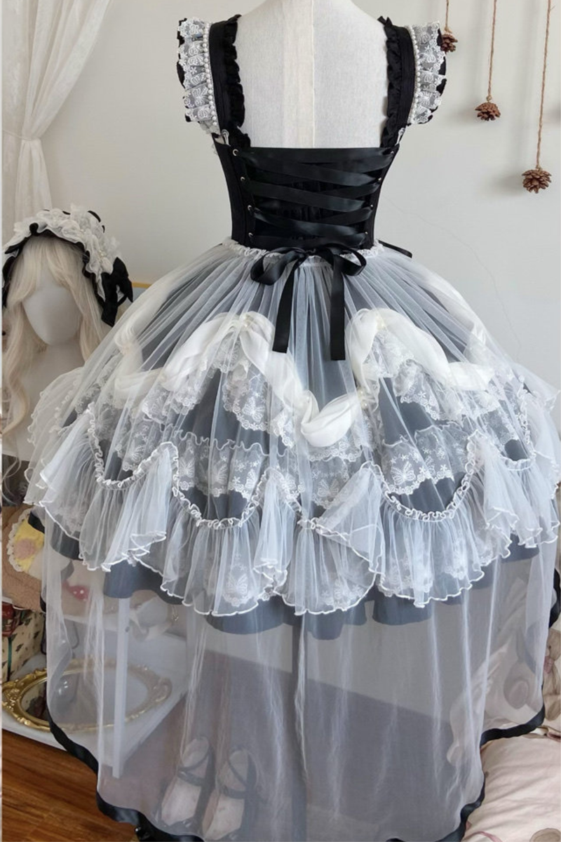 Sweet Ruffle Tiered Lolita Dress