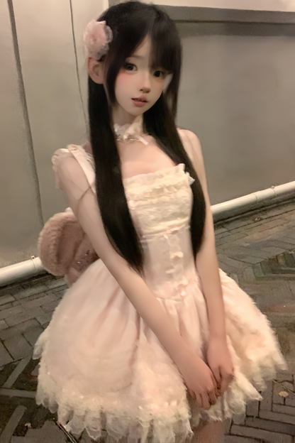Sweet Jenny Lolita Jumper Skirt + Necklace + Hat + Headband
