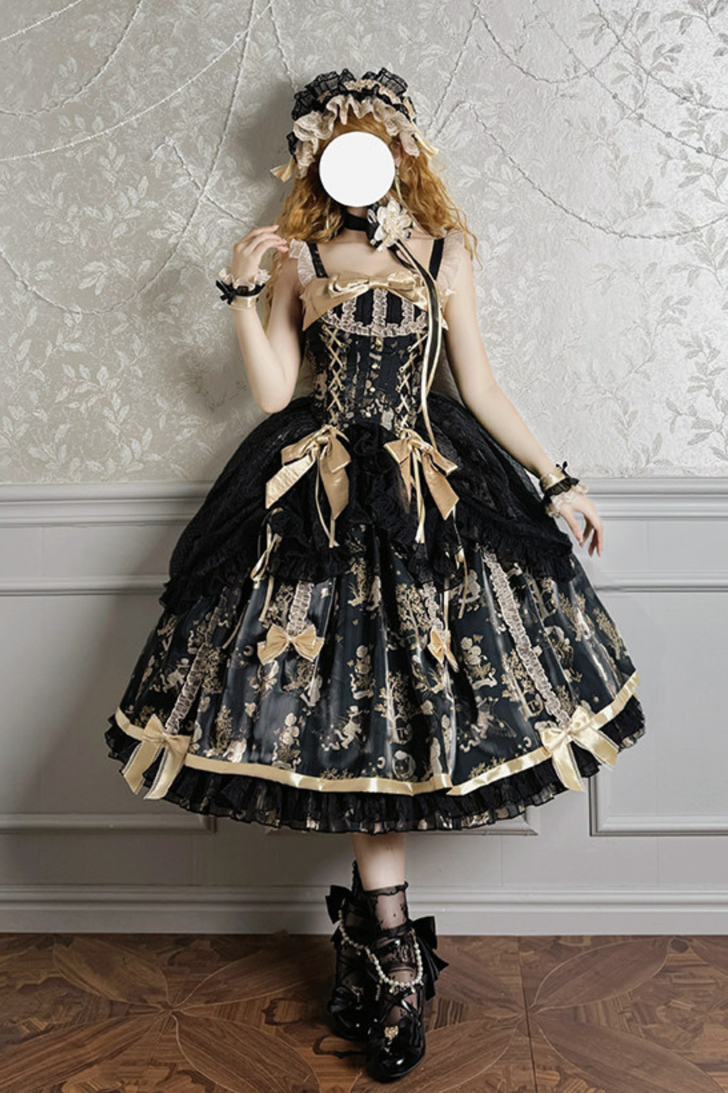 [pre-order Deadline: April 3] Gilded Fantasy Lolita Dress + Jumper Skirt