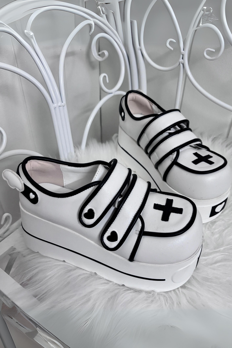 [pre-order] [angel Style] Cross Double Strap Shoes