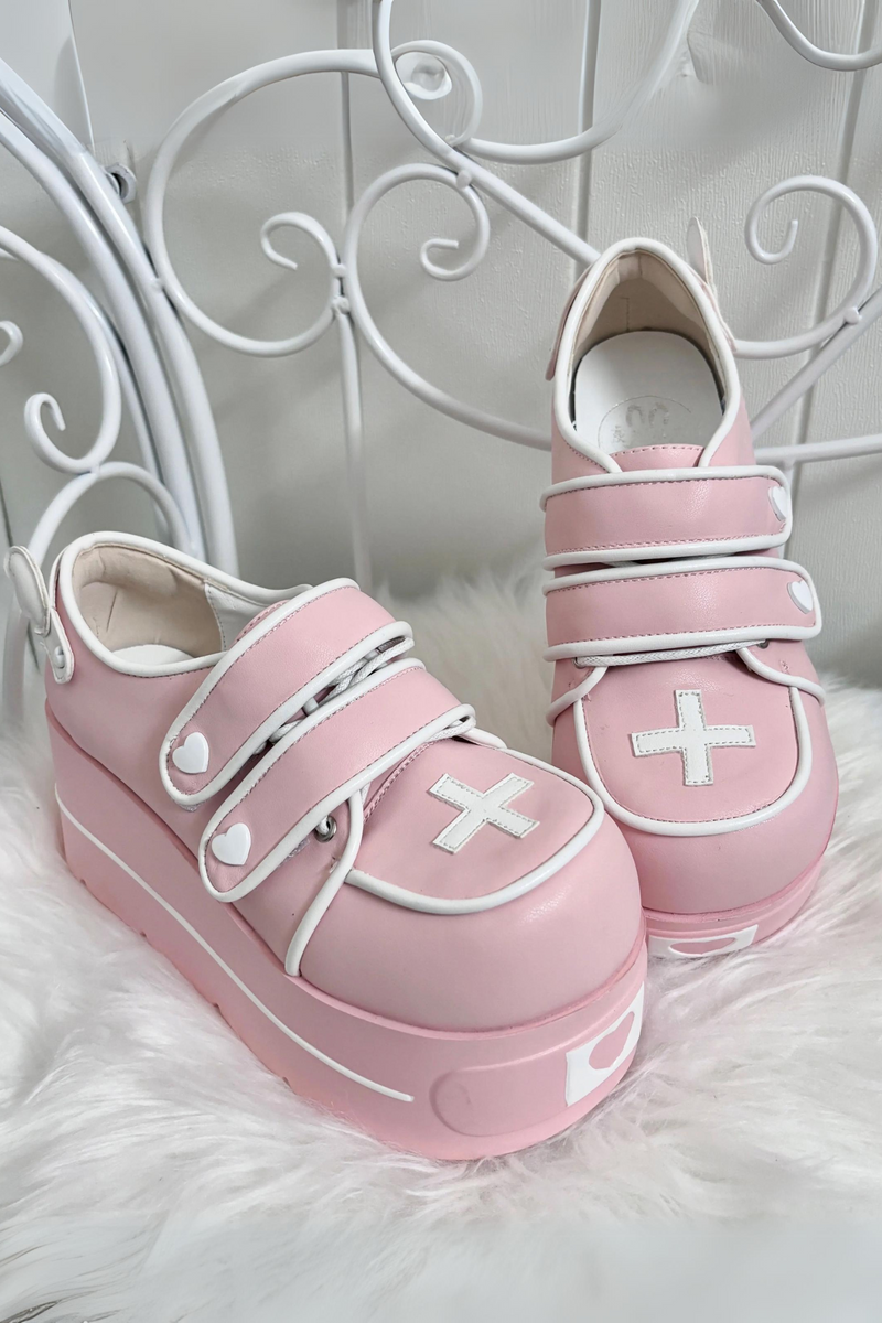[pre-order] [angel Style] Cross Double Strap Shoes