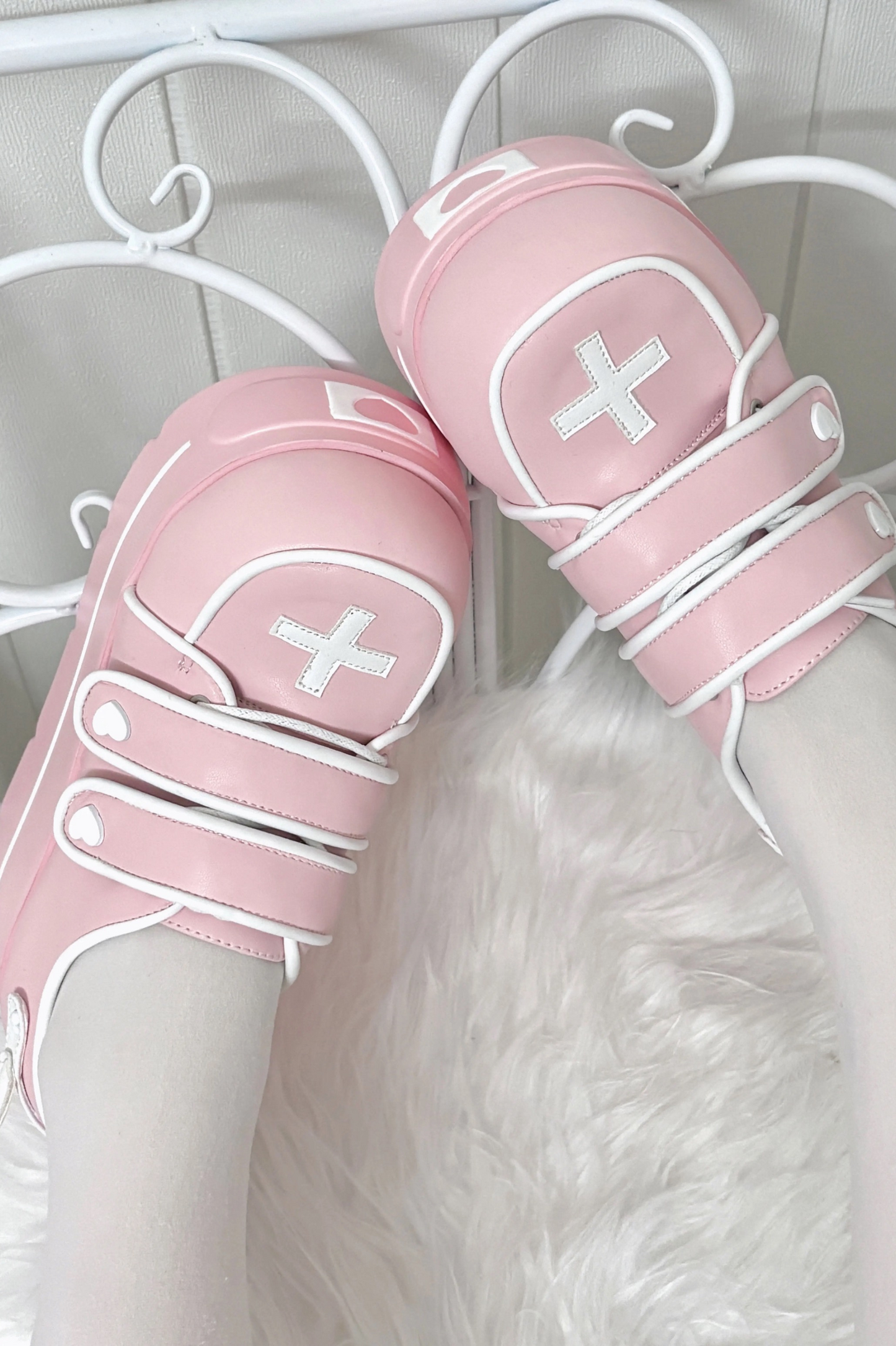 [pre-order] [angel Style] Cross Double Strap Shoes