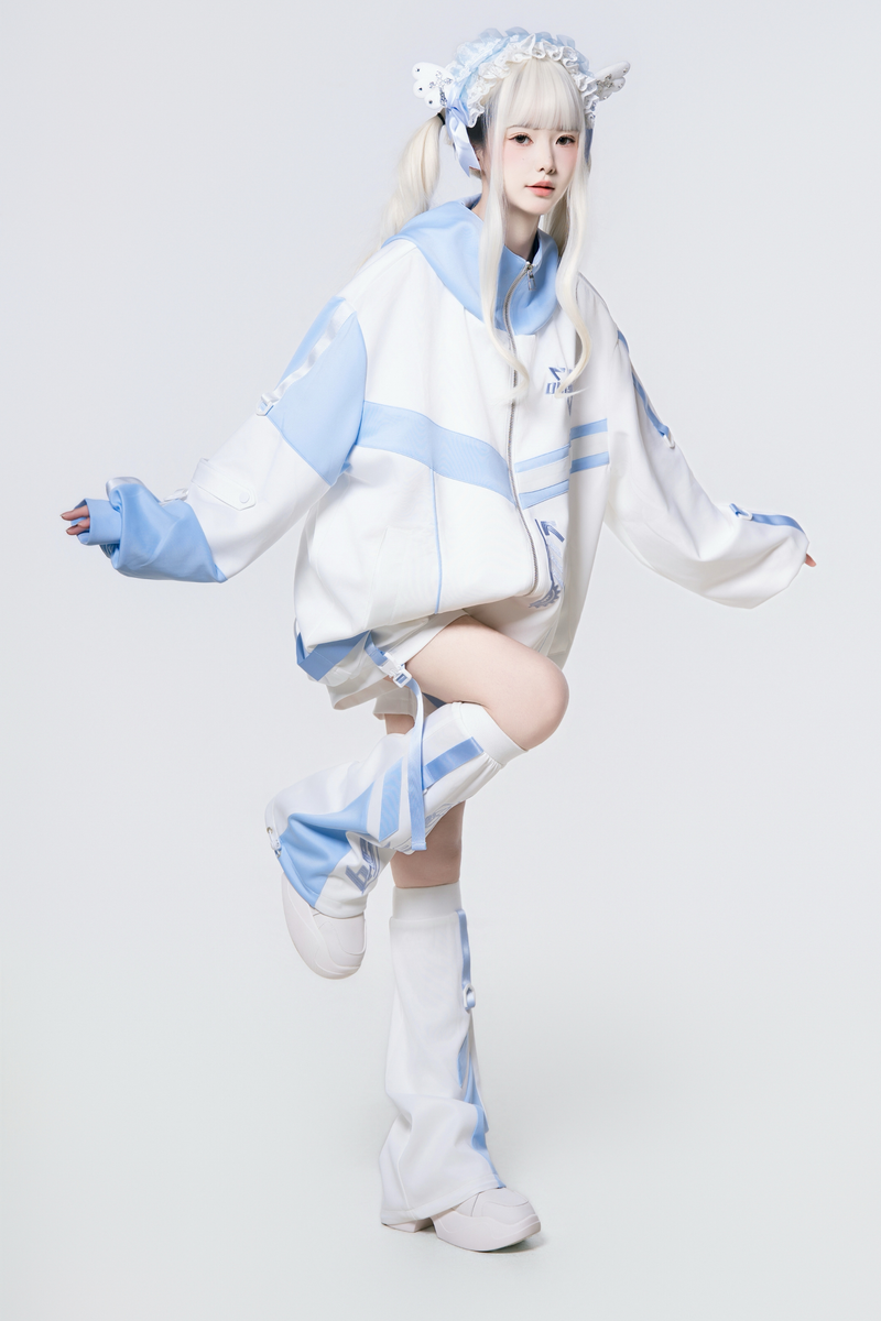 Cyber Subculture Jersey Jacket + Shorts + Leg Covers