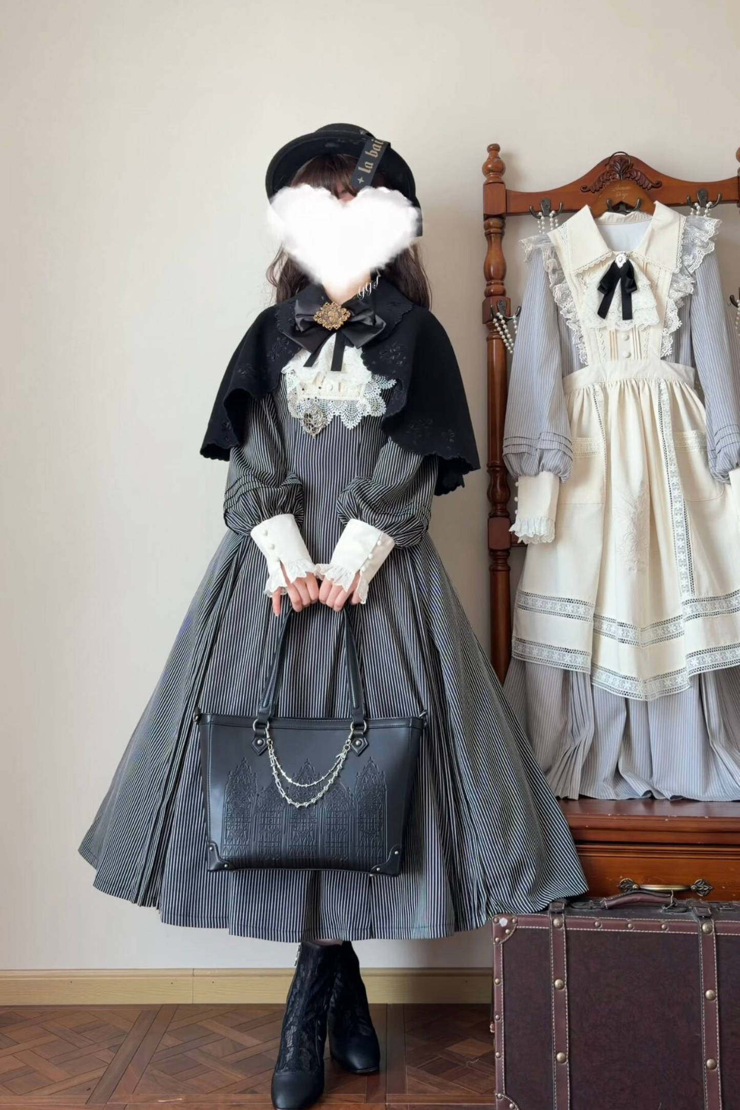 Retro Lolita Dress + Apron