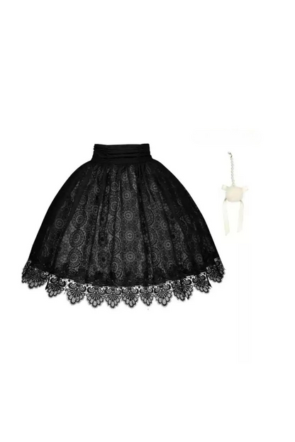 [pre-order] Dark Doll Lolita Dress + Apron + Ribbon + Headband