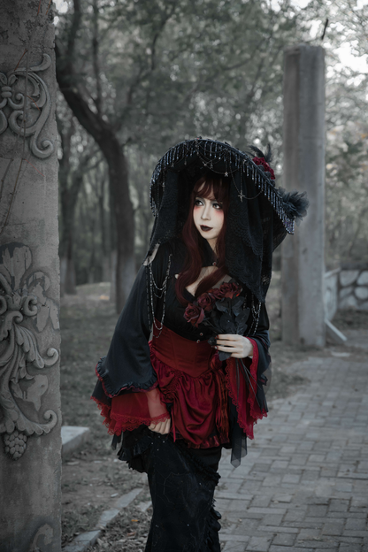 Dark Flower Gothic Lolita Set
