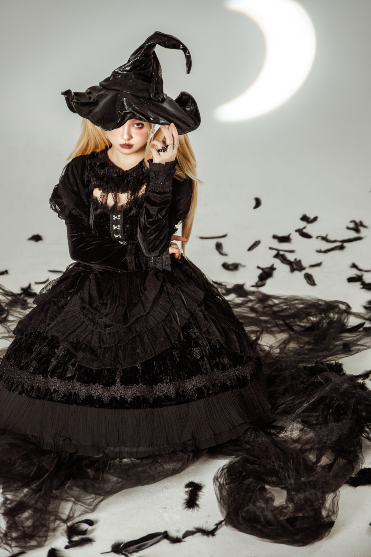 Gothic Doll Lolita Dress + Short Jacket