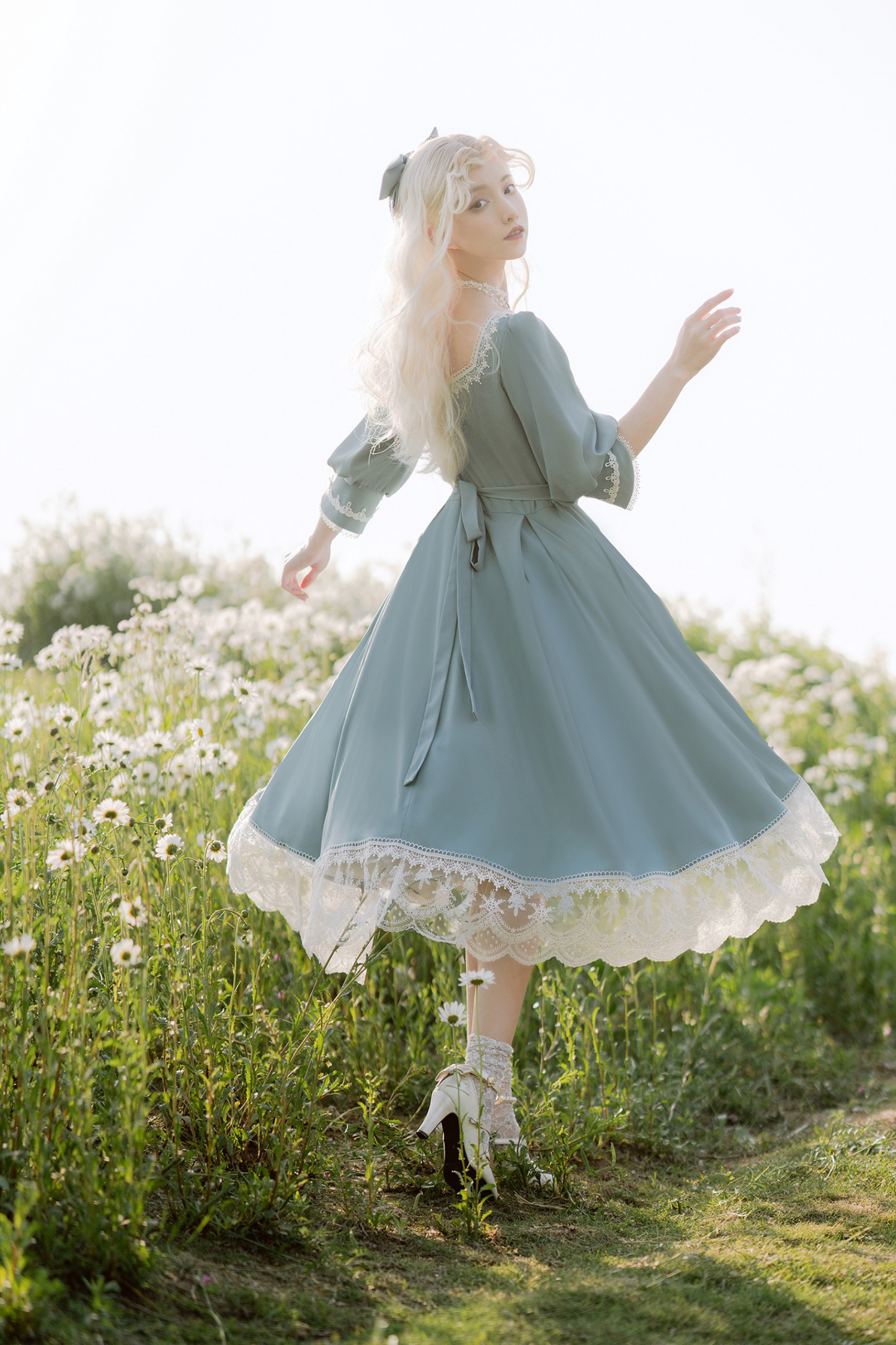 Retro Lace Classic Lolita Dress