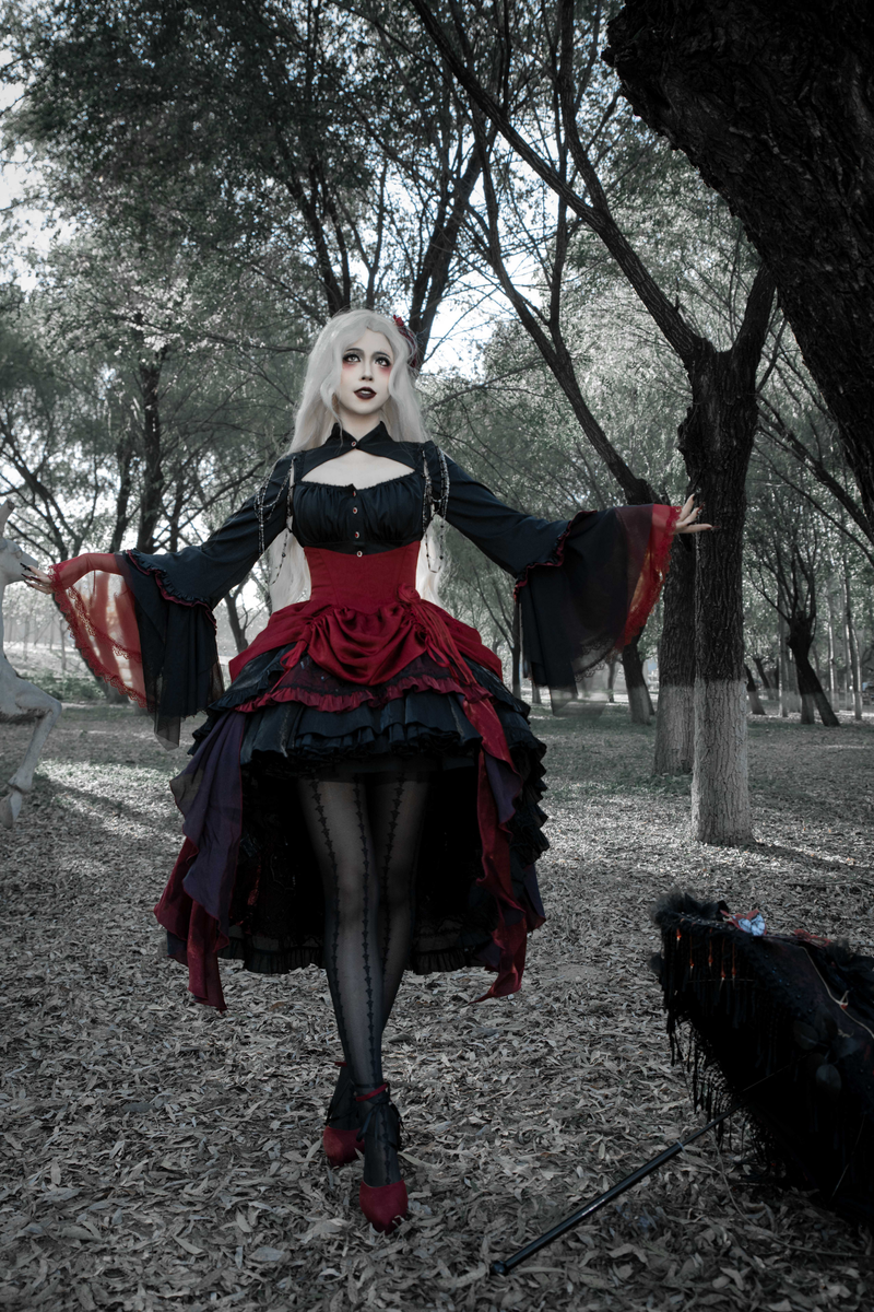 Dark Flower Gothic Lolita Set