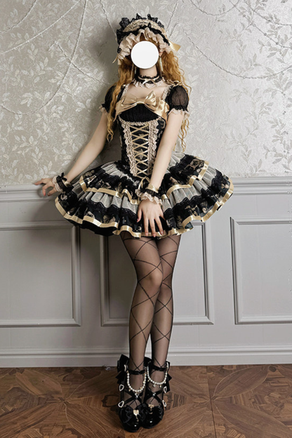 [pre-order Deadline: April 3] Gilded Fantasy Lolita Dress + Jumper Skirt