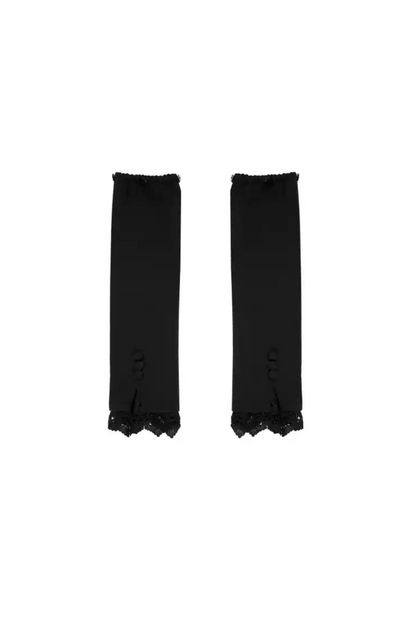 [pre-order] Dark Sweet Lolita Dress + Faux Collar + Necklace + Jacket + Ribbon + Sleeve + Fur Shawl