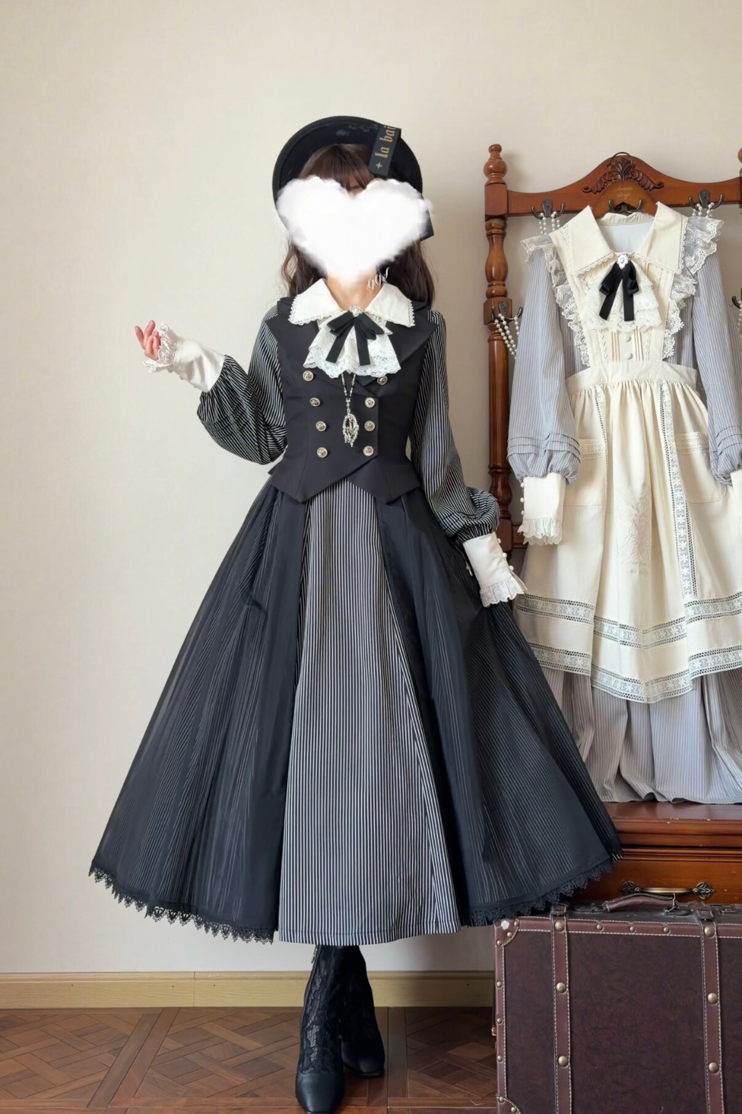 Retro Lolita Dress + Apron