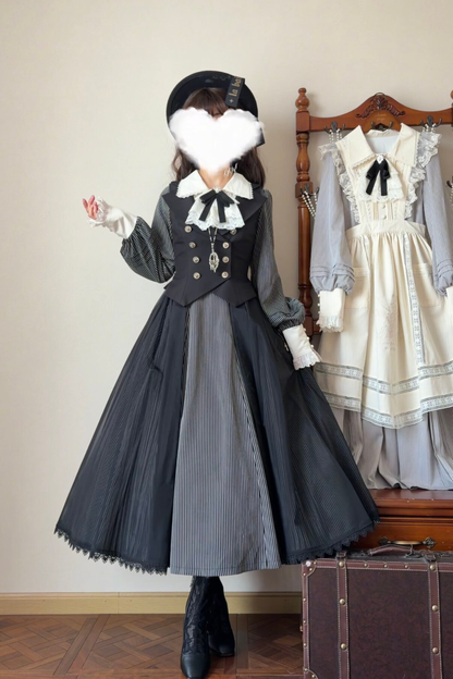 Retro Lolita Dress + Apron