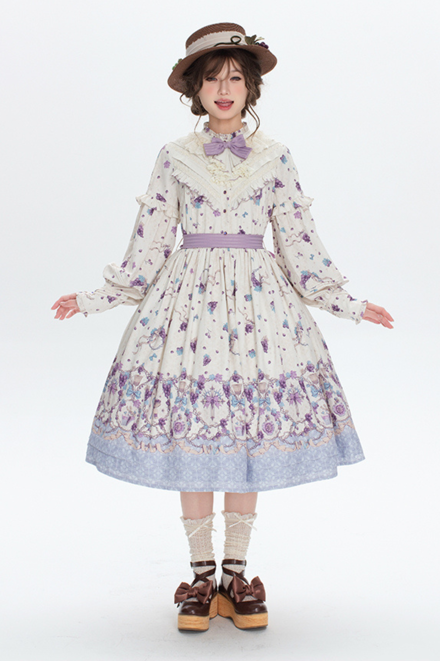 Winery Retro Bear Lolita Dress