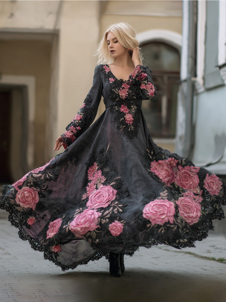 Finely Styled Dress with a Classic Vintage Look