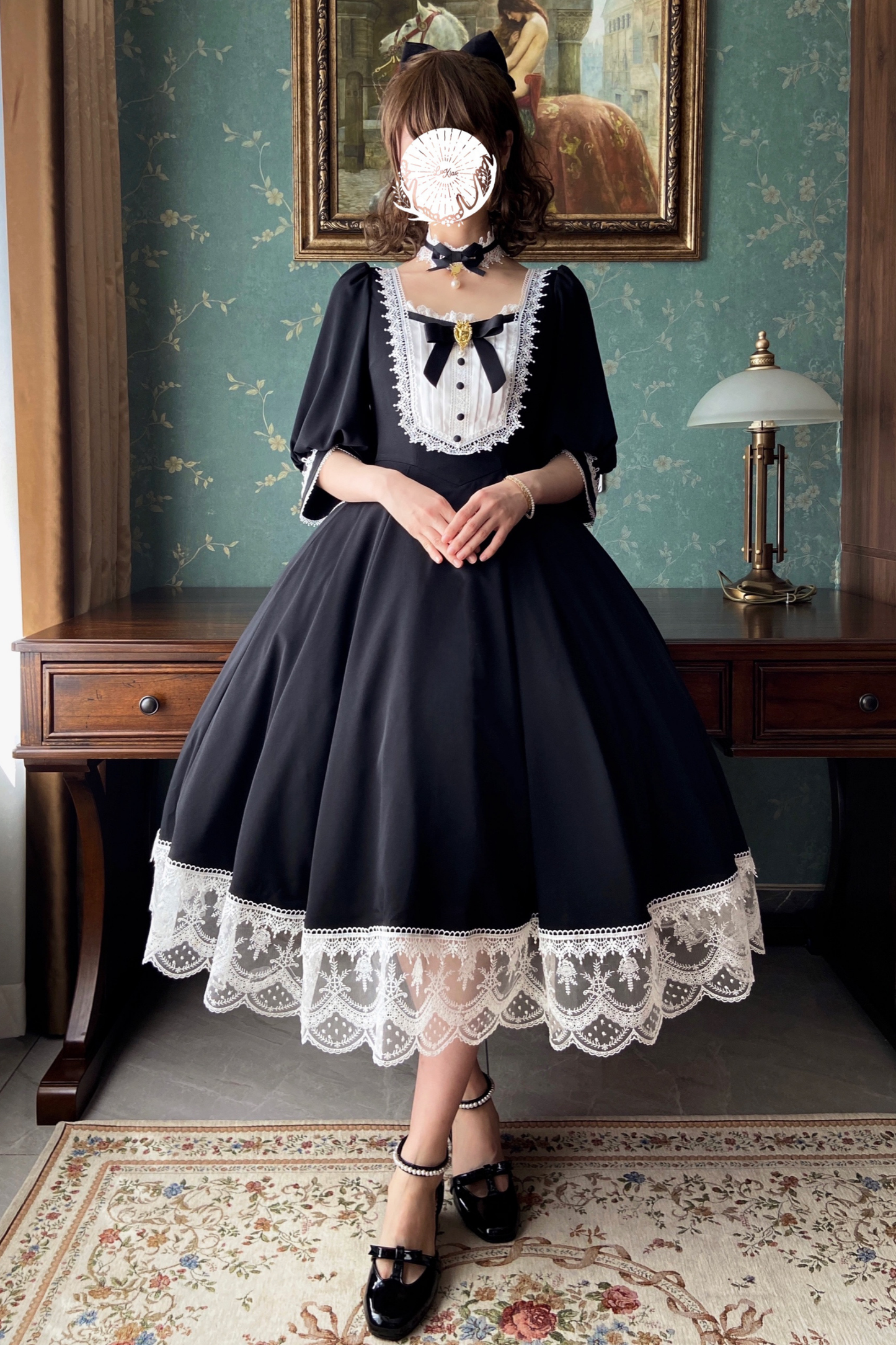 Retro Lace Classic Lolita Dress