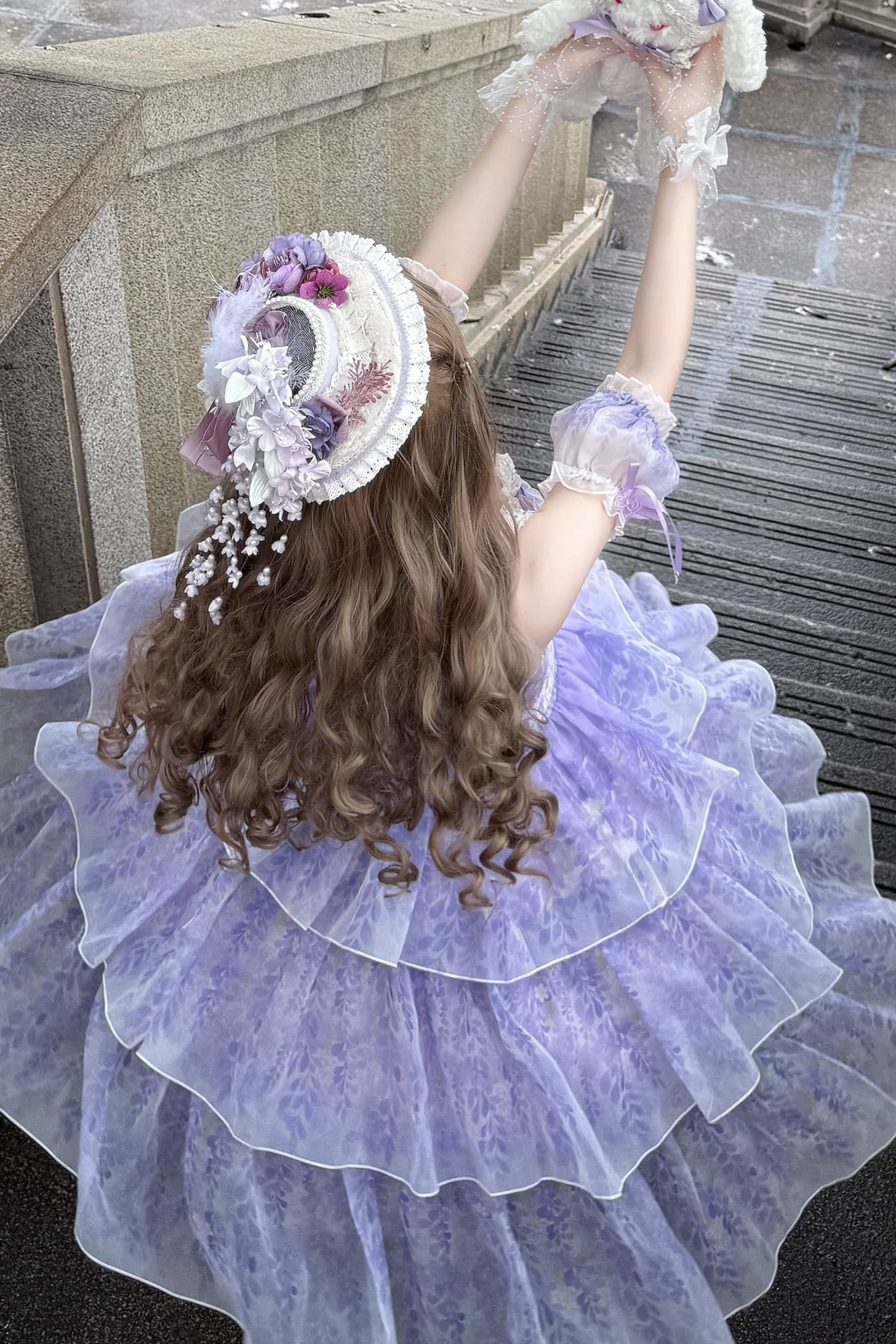 [pre-order] Ballet Style Dress + Hat + Headband + Ribbon Tail