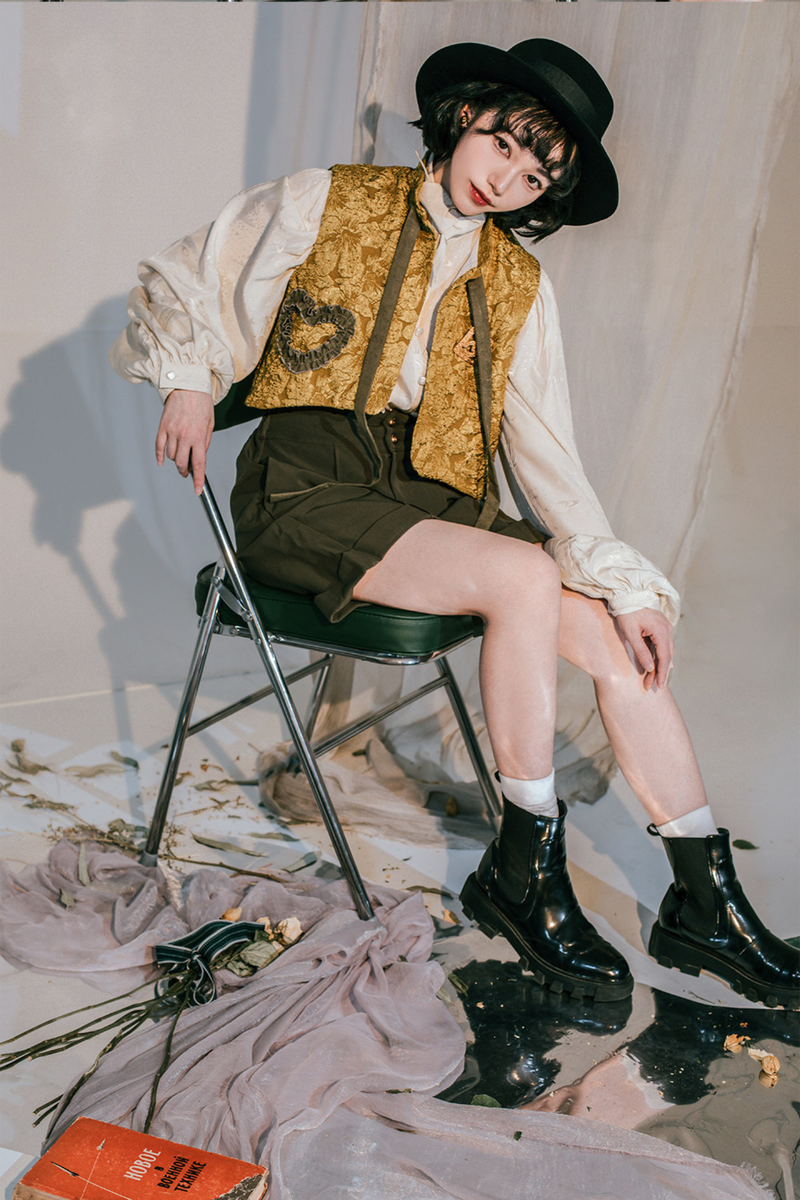 Golden Night Lolita Blouse