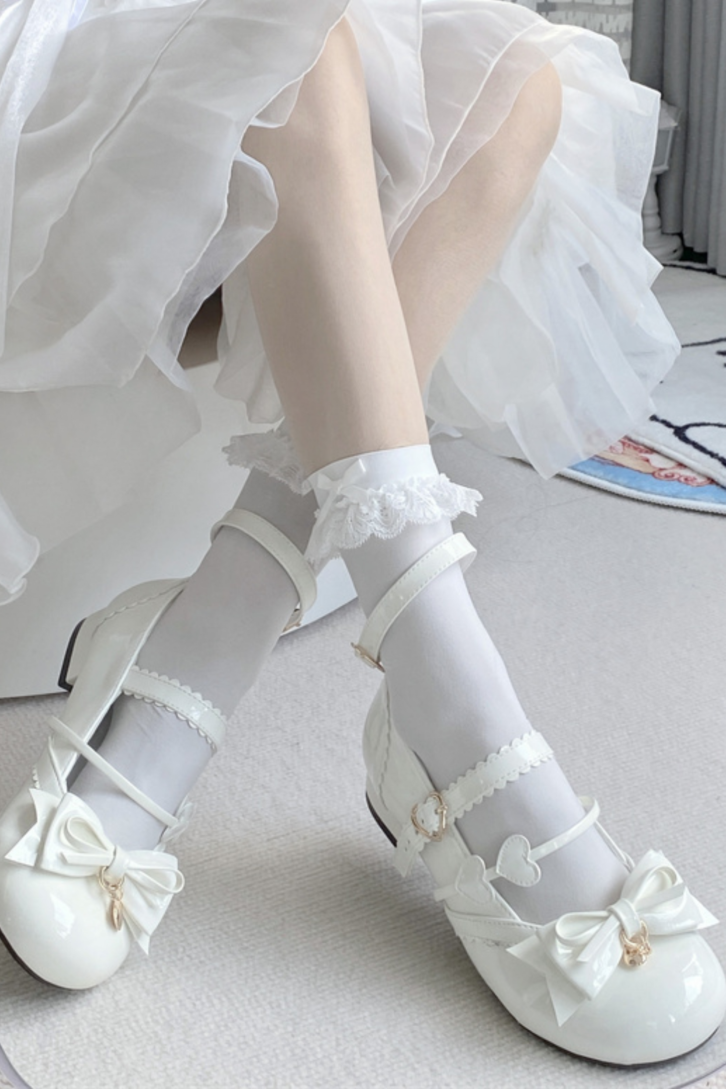 Biscuit Lolita Heel Round Toe Shoes