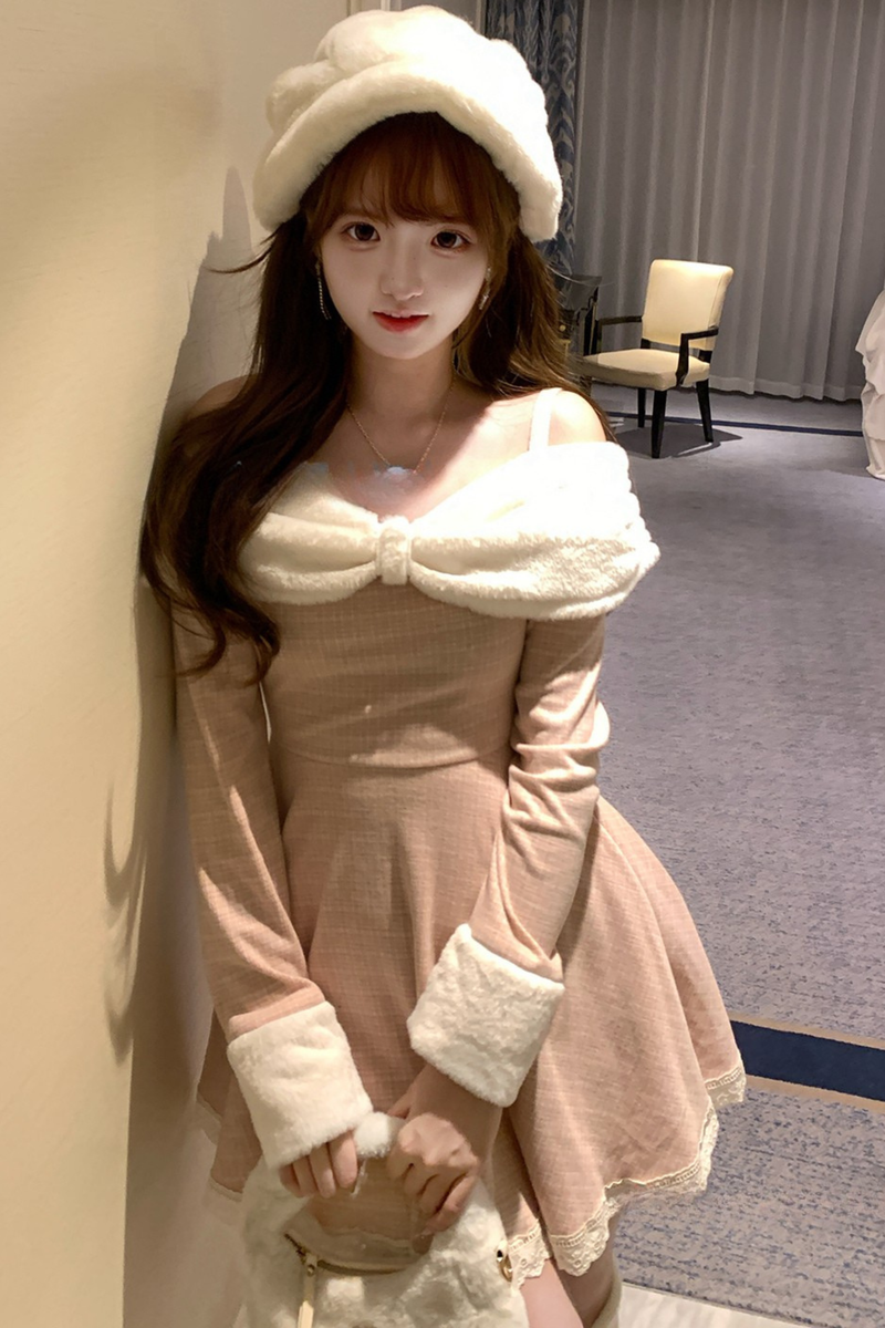 Sweet Off-shoulder Dress