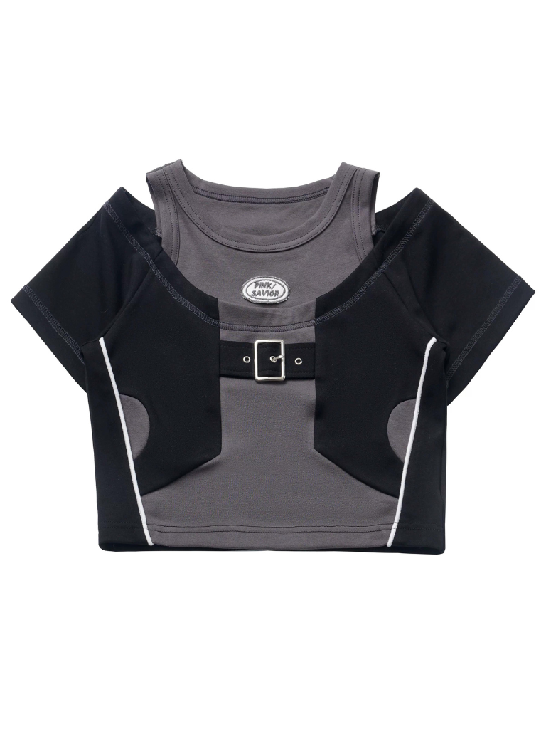 Wind Stream Lapel Paneled Suit