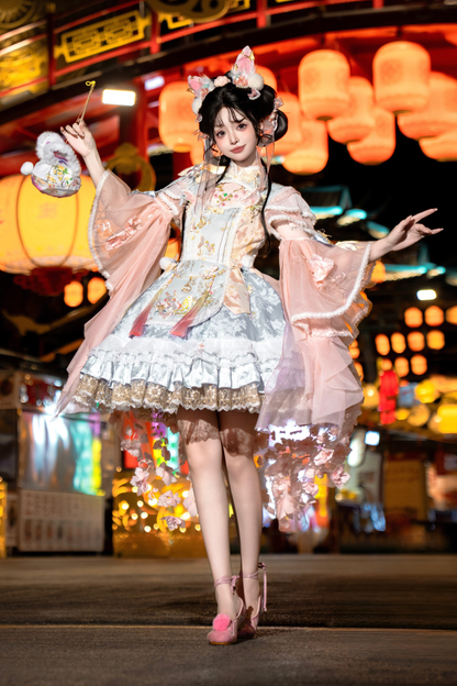 Jade Rabbit Lolita Dress + Headband