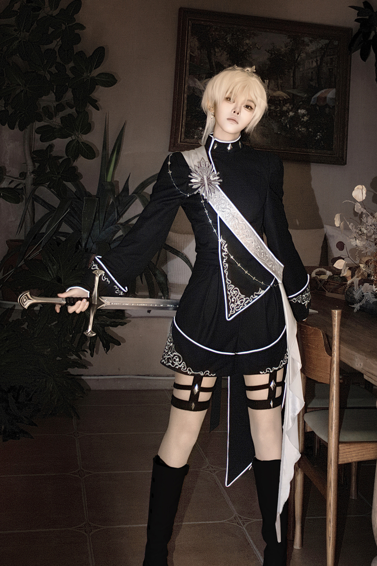 Never Island Mode Prince Top + Shorts + Ribbon
