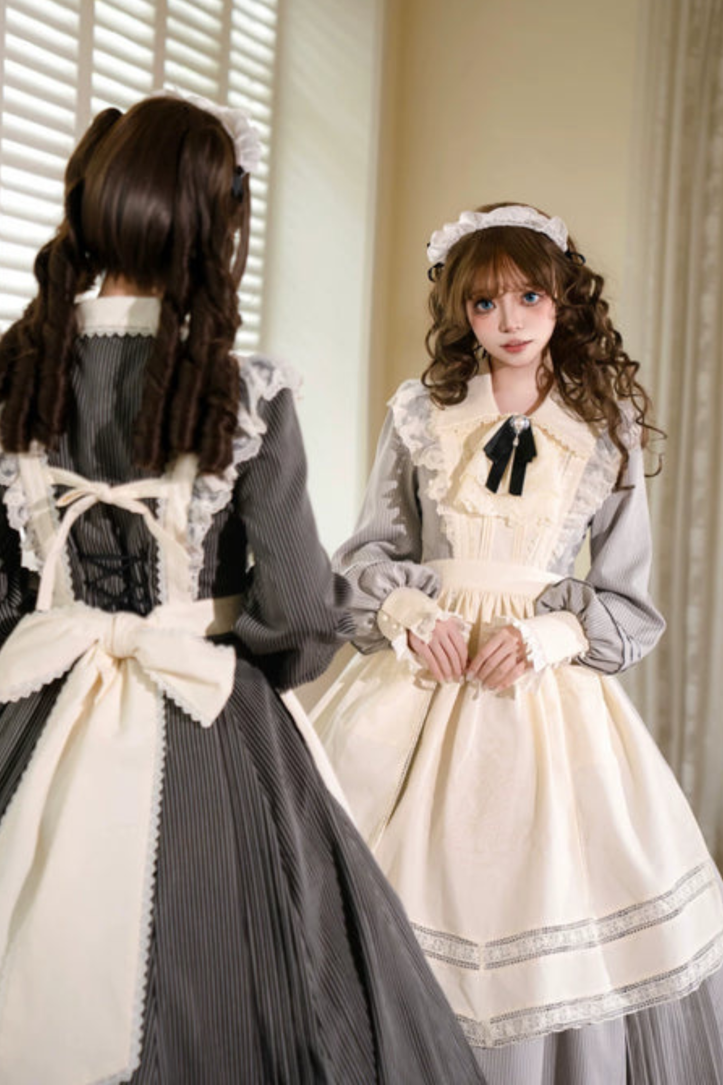Retro Lolita Dress + Apron