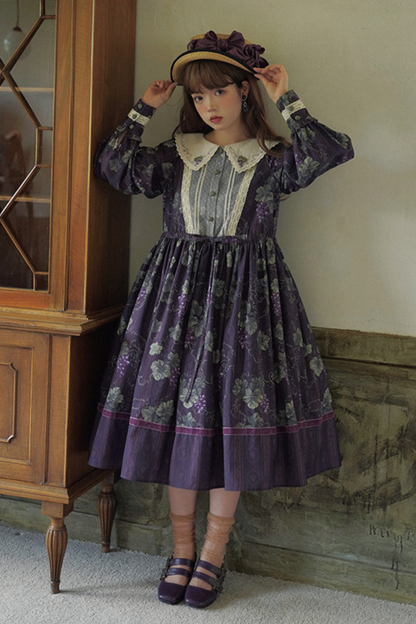 Retro Flower Lolita Dress