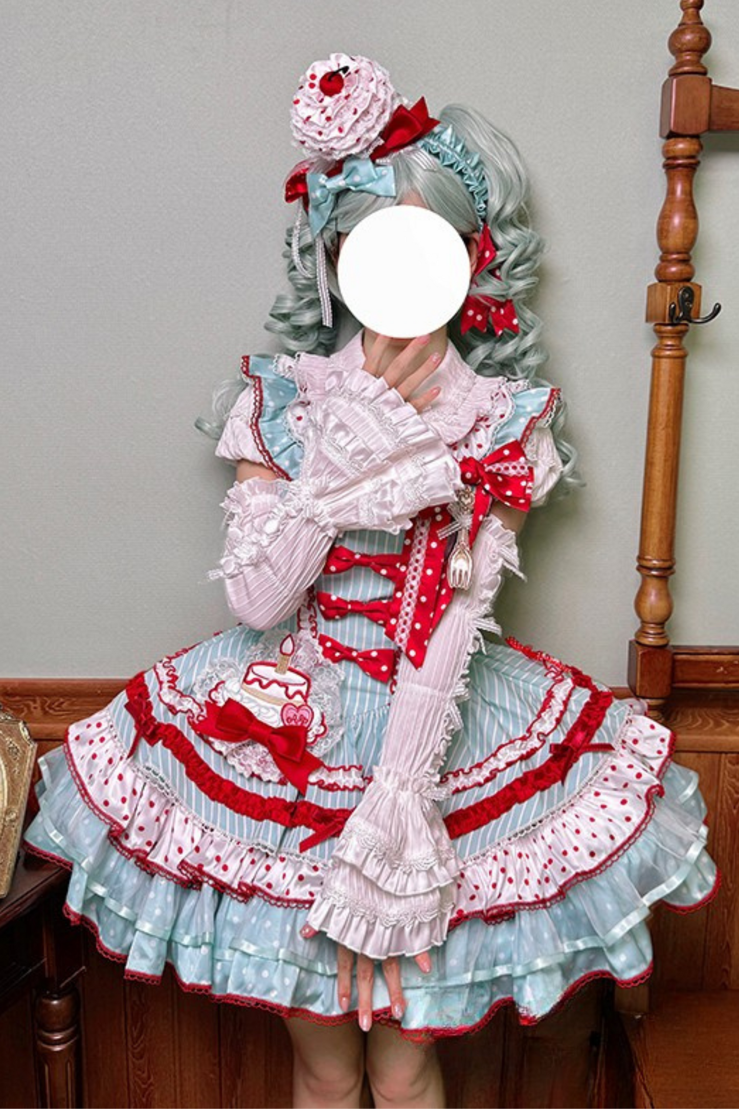 [pre-order Deadline: September 27] Twin Tiered Lolita Series Hair Accessories + Ribbon