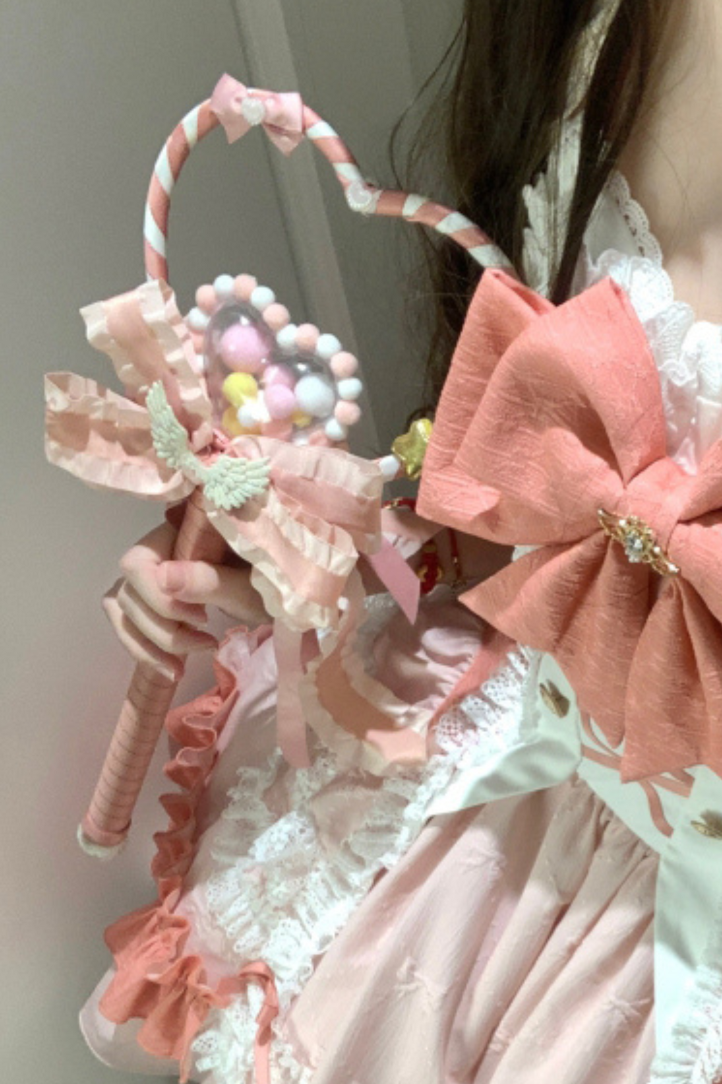 [pre-order] Berry Heart Ruffled Ribbon Lolita Set
