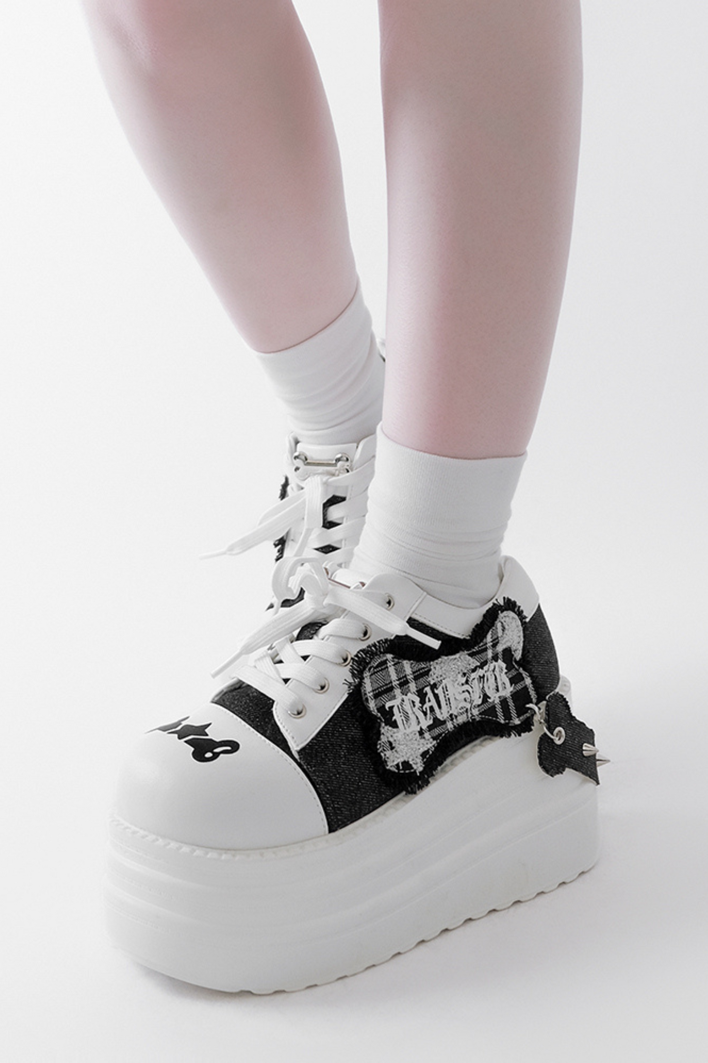 Rock and Roll Subculture Platform Sneakers