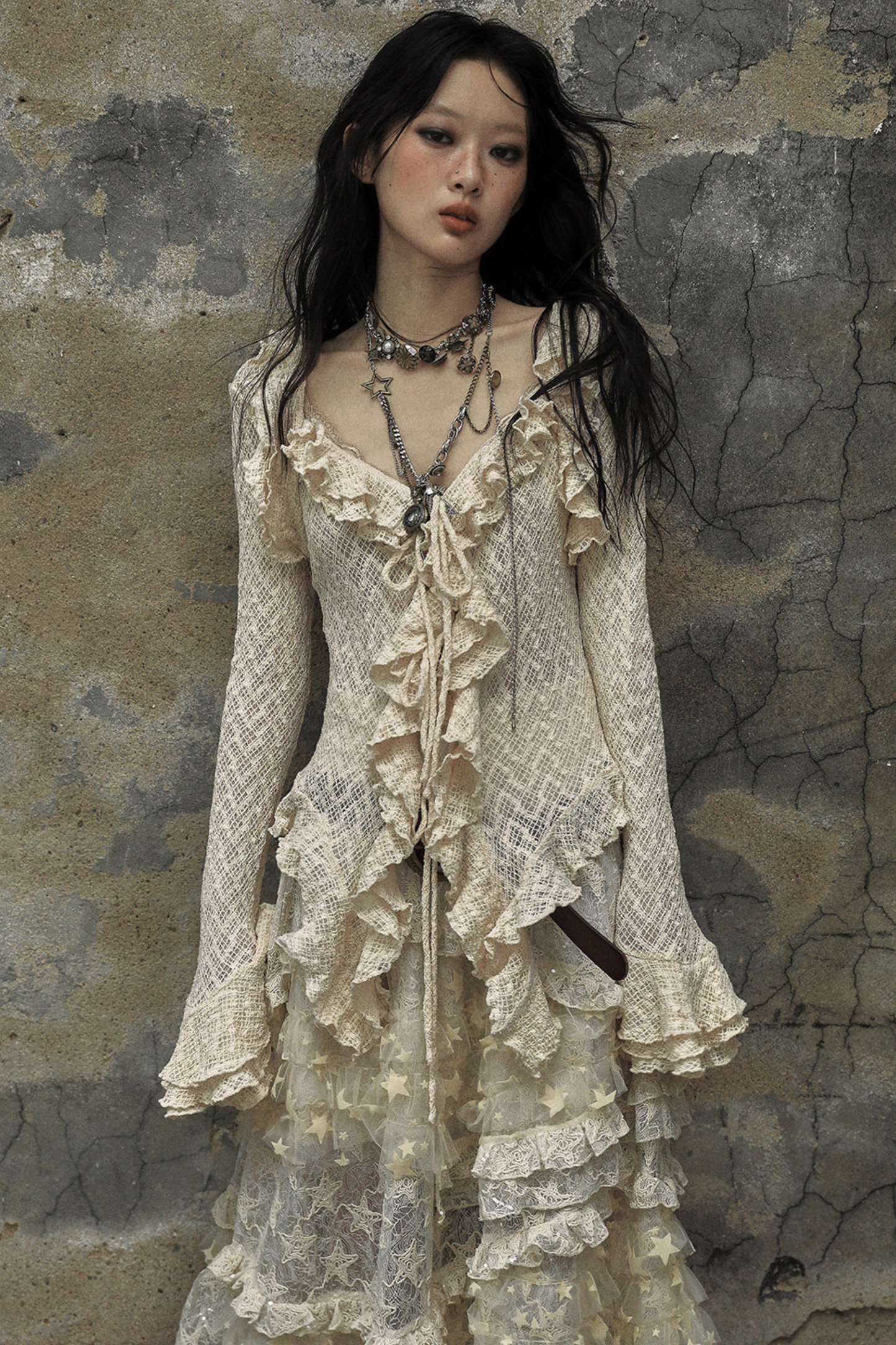Retro Palace Lace Blouse