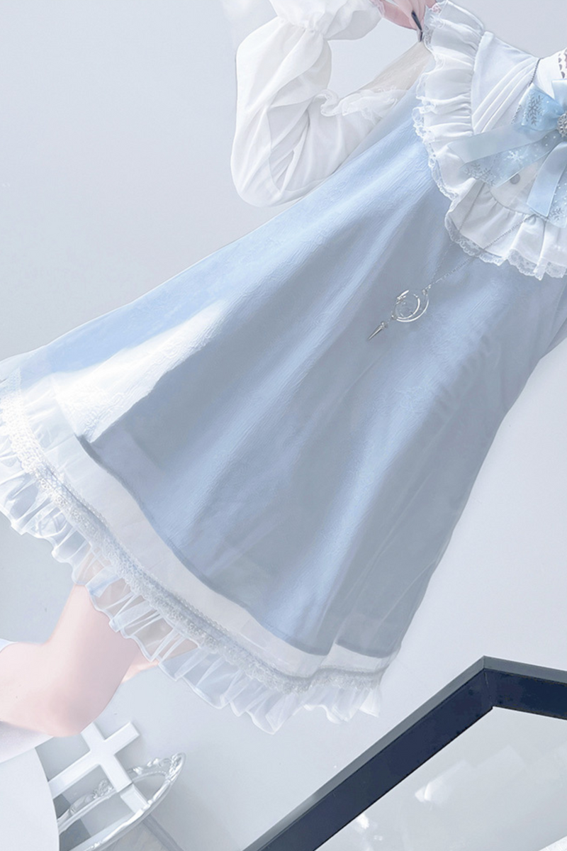 [angel Style] Ribbon Sweet Water Dress