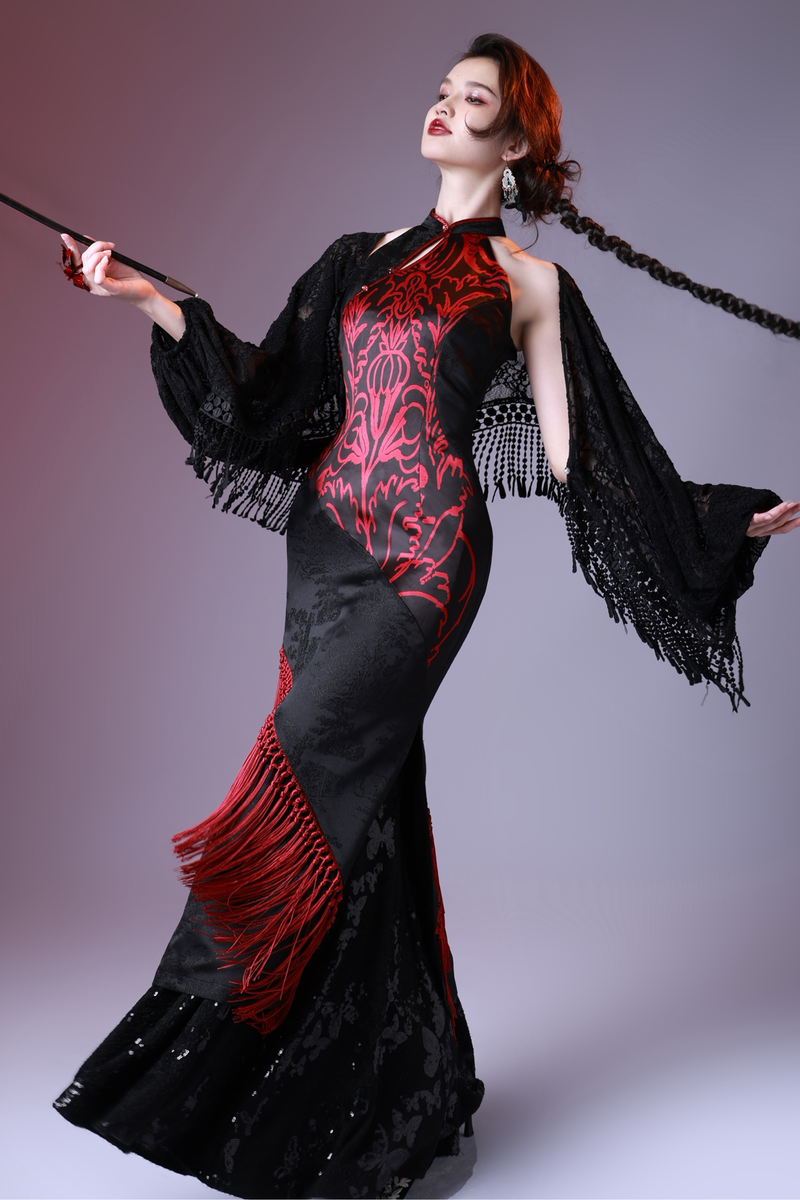 Dark Fire Sleeveless Dress