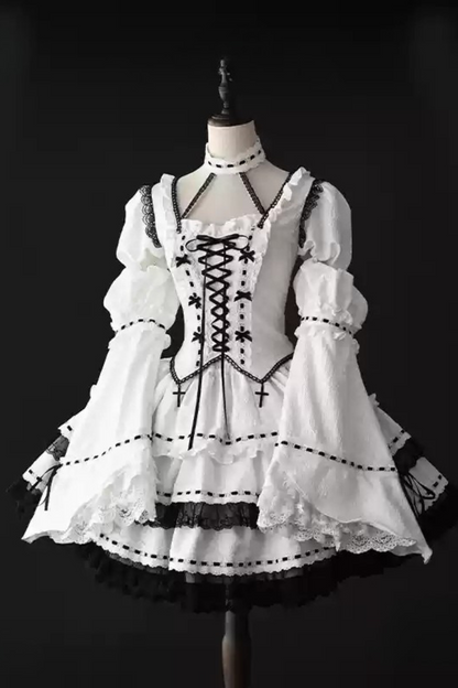 Gothic Witch Lolita Dress Set Full Set