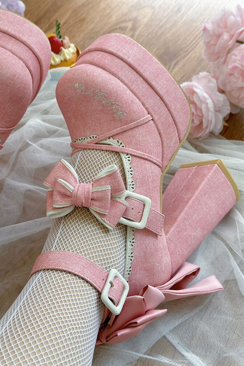 Merry Sweet Ribbon Shoes
