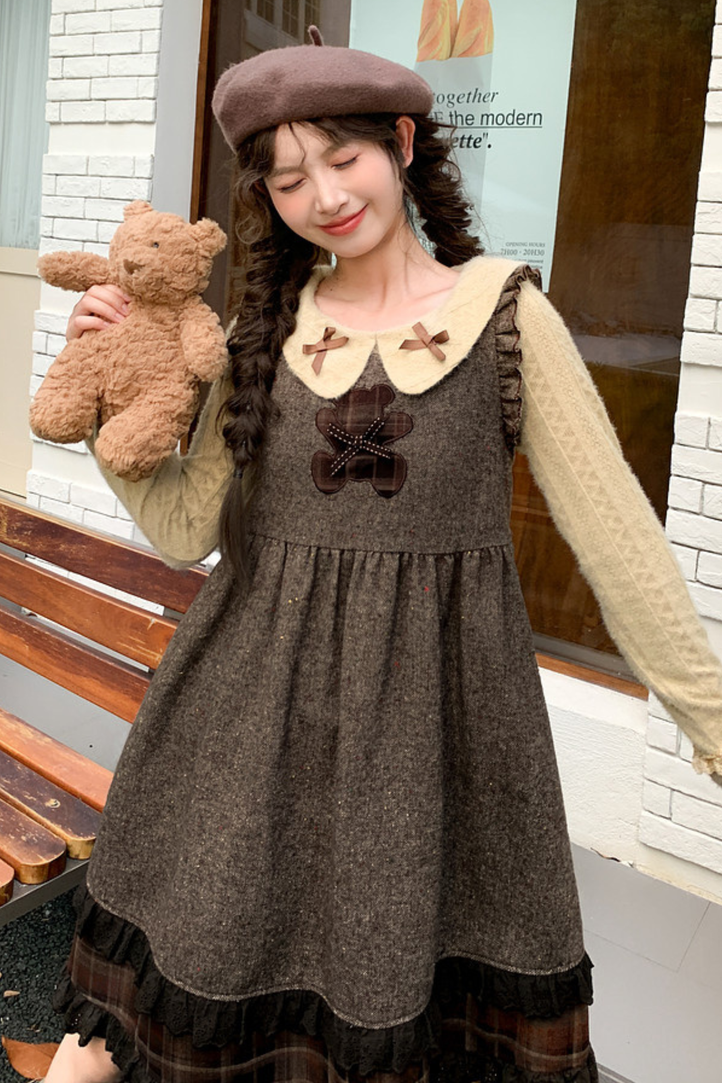 Retro Plaid Dress + Retro Doll Top