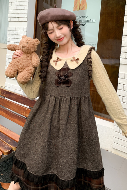 Retro Plaid Dress + Retro Doll Top