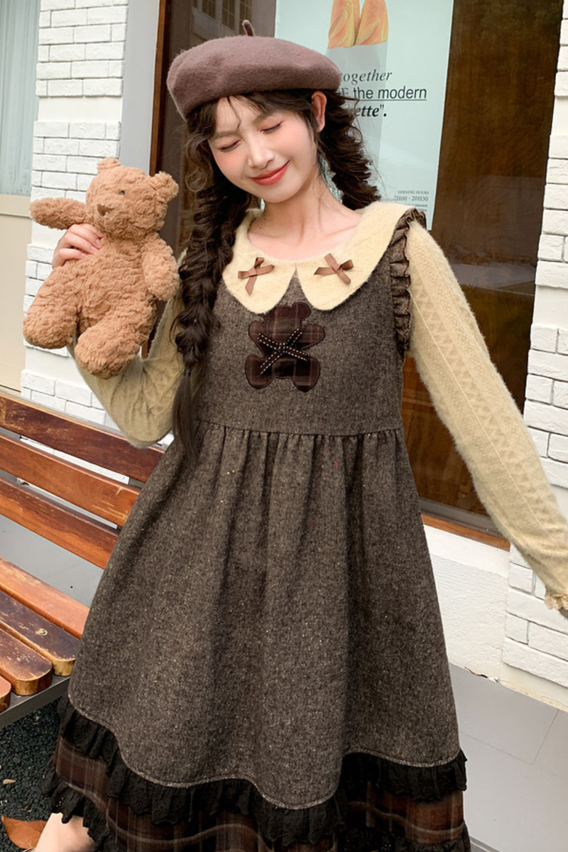Retro Plaid Dress + Retro Doll Top