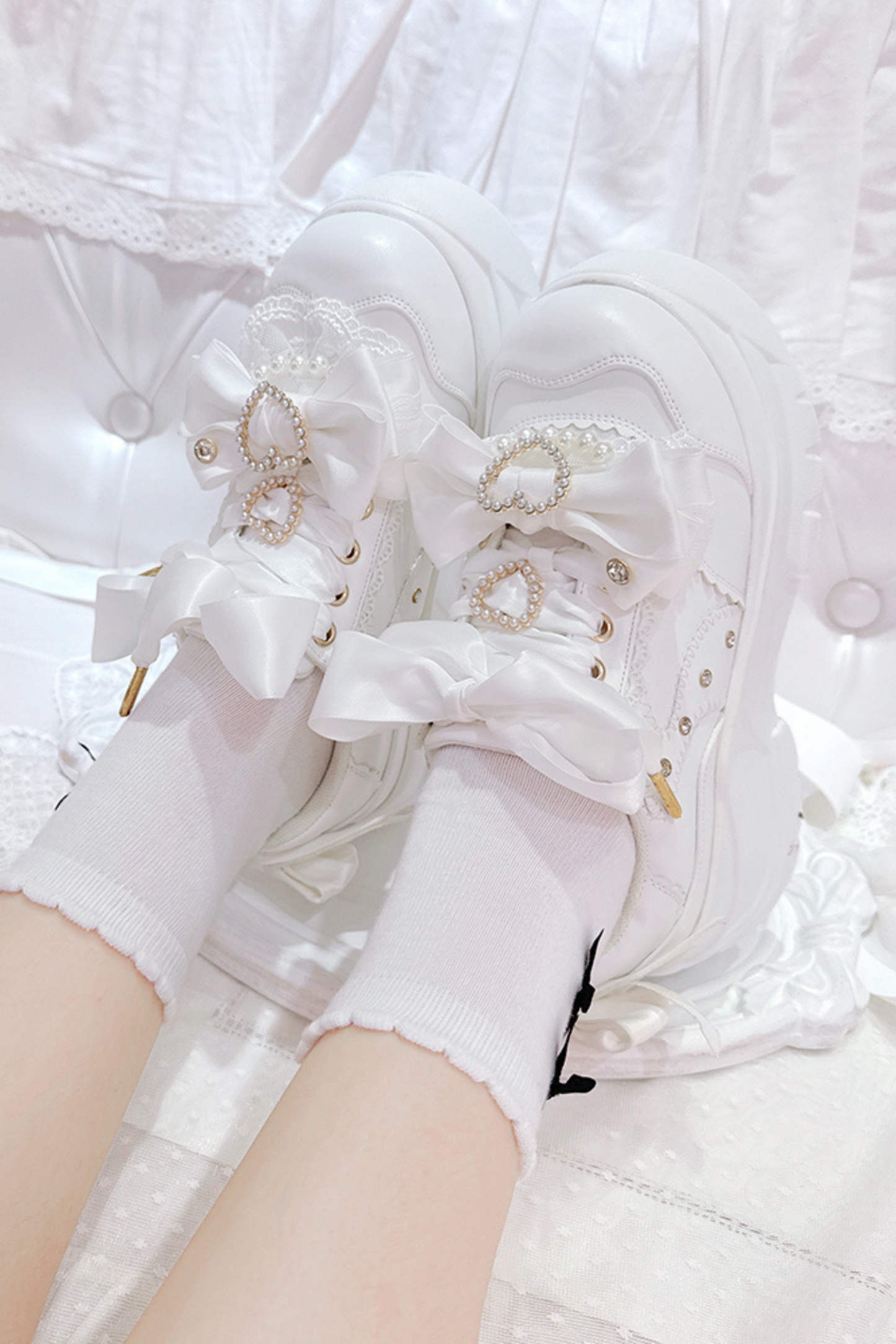 Heart Bubble Muffin Shoes