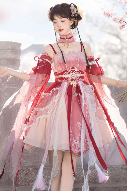 Pop Chinese-style Wing Lolita Dress