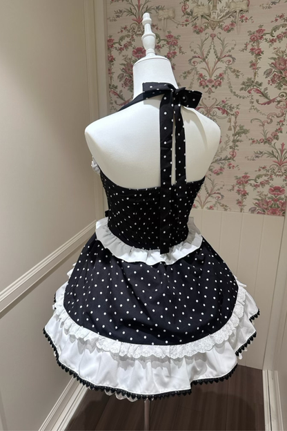 Sweetheart Dot Dress + Inner Top