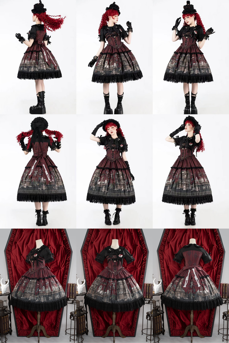 Spell Collection Room Stitch Fake Two Piece Dress