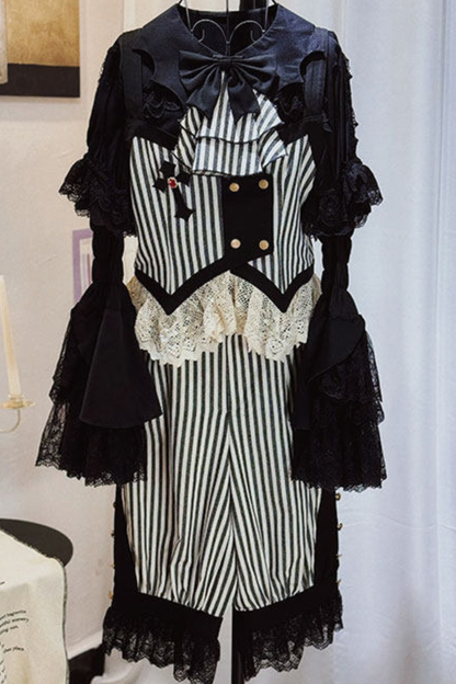 [pre-order Deadline: April 27] Striped Gothic Vest + Shirt + Pants + Skirt + Tail + Accessories