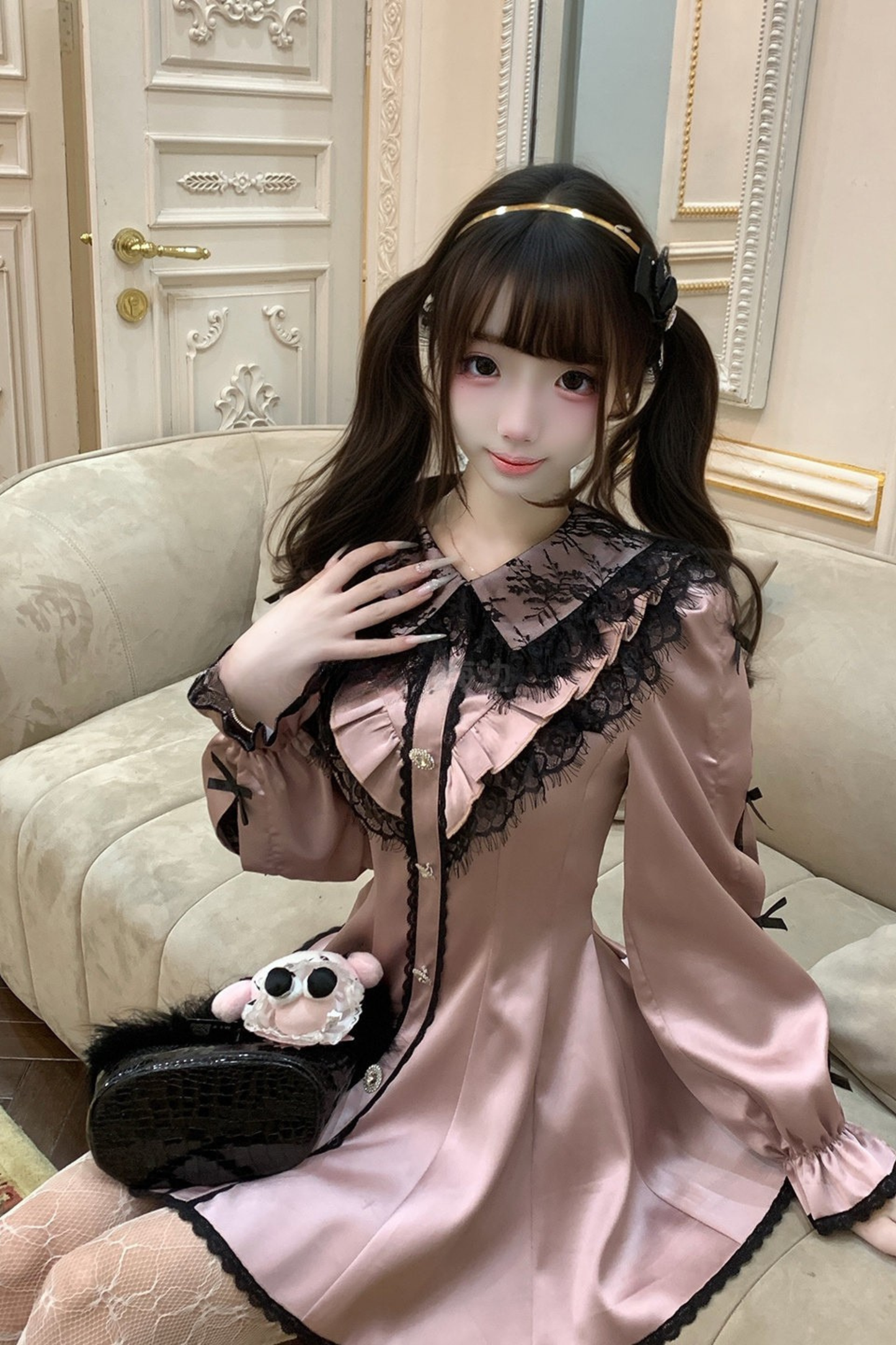 Ribbon Lace Dress