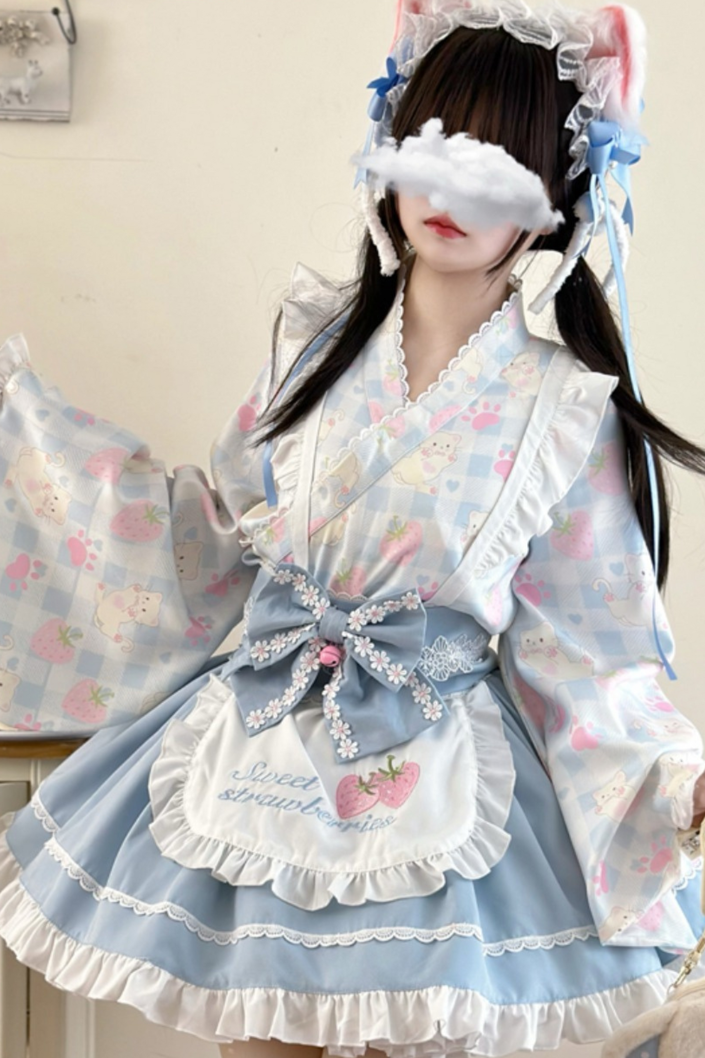 [pre-order] Strawberry Retro Cafe Japanese Lolita Dress